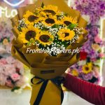 Sunflower Bouquet Online Pakistan - FromYouFlowers.pk