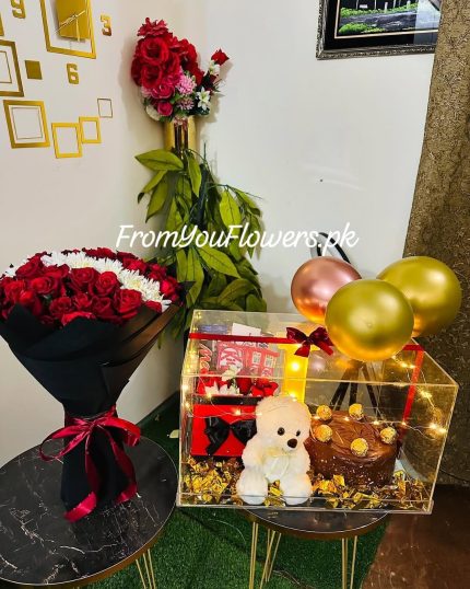Flowers and Cakes Lahore - FromYouFlowers.pk