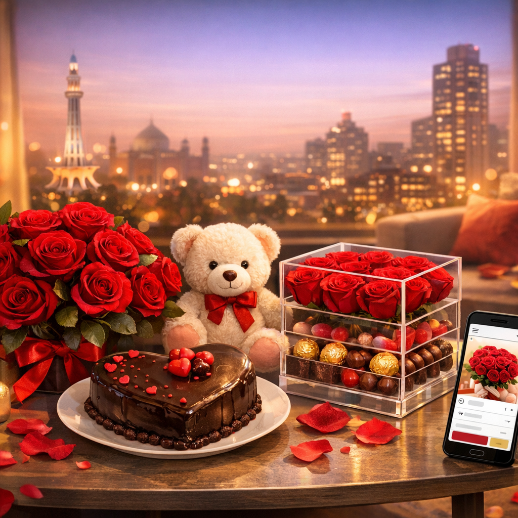 Express Valentine’s Day Flower Delivery Services - FromYouFlowers.pk