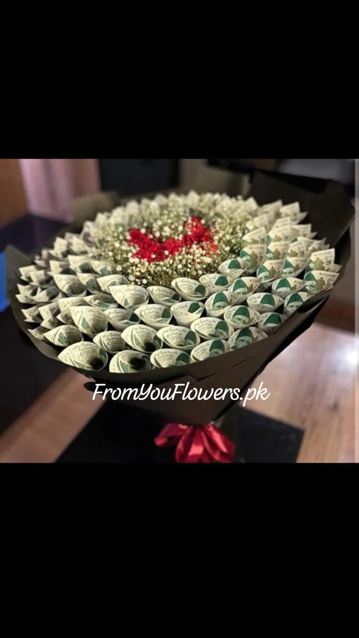 Eidi Flower Bouquet Eidi Flower Bouquet Lahore - FromYouFlowers.pk