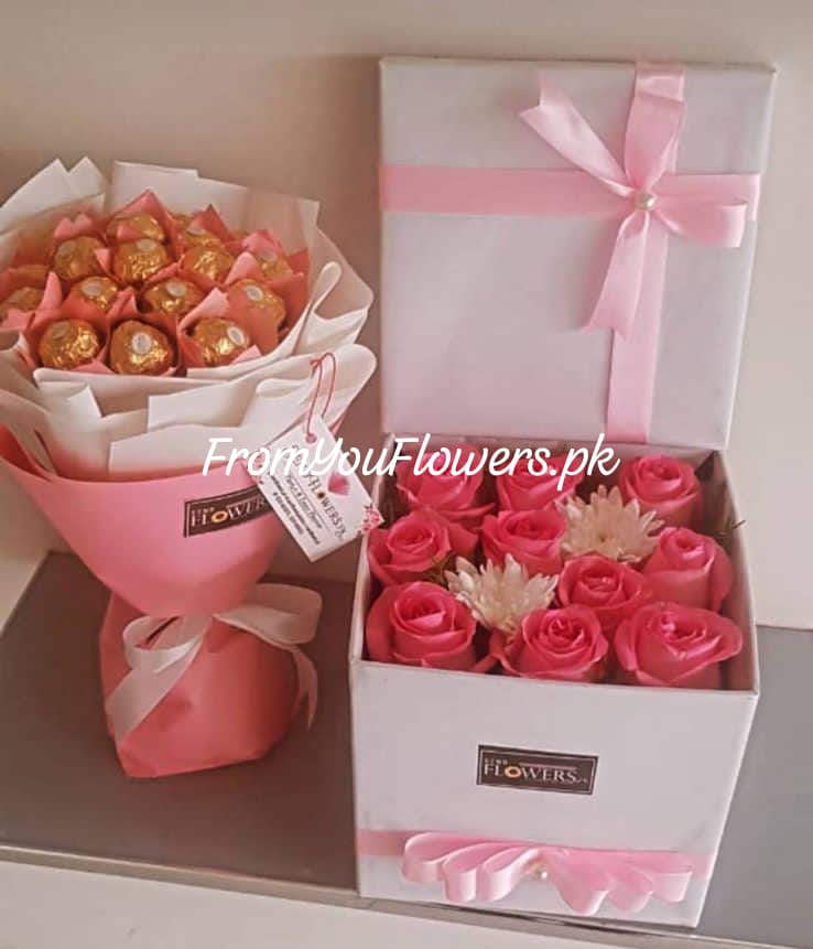 Signature Mother's Day Flowers Deal Mother's Day Flowers Deal Lahore - FromYouFlowers.pk