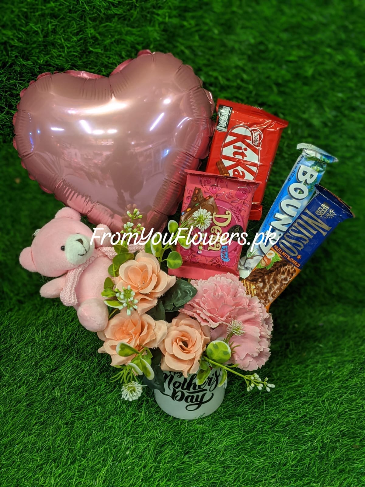 Happy Mother’s Day Flowers Mug Happy Mother’s Day Flowers Mug Lahore - FromYouFlowers.pk