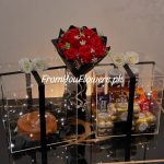 Acrylic Box Cake and Chocolates Lahore - FromYouFlowers.pk