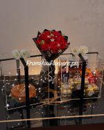 Acrylic Box Cake and Chocolates Lahore - FromYouFlowers.pk