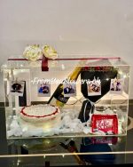 Acrylic Gift Box for Valentine Lahore - FromYouFlowers.pk