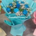 Blue Roses Delivery Lahore - FromYouFlowers.pk