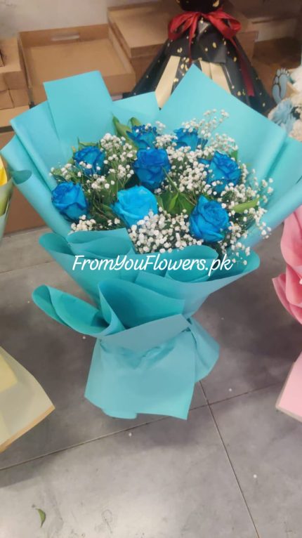 Blue Roses Delivery Lahore - FromYouFlowers.pk