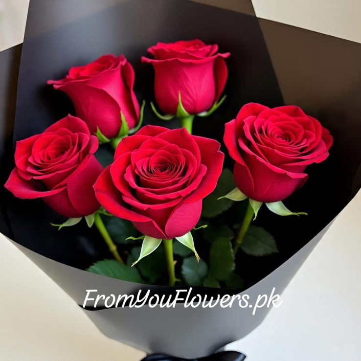 Valentine Rose Flowers Lahore - FromYouFlowers.pk