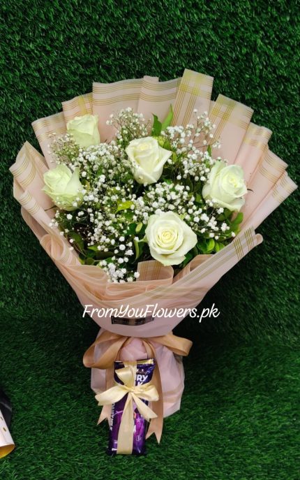 Flowers Avenue Bouquet Lahore - FromYouFlowers.pk