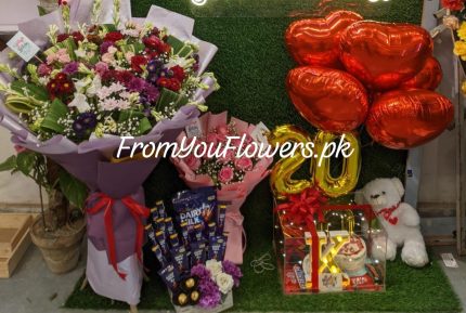 Birthday Flowers and Gifts Online Lahore - FromYouFlowers.pk