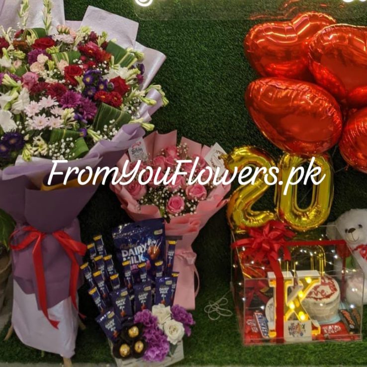 Birthday Flowers and Gifts Online Lahore - FromYouFlowers.pk