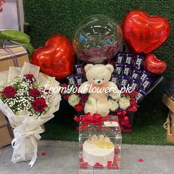 Dairy Milk Gift Combo Lahore - FromYouFlowers.pk