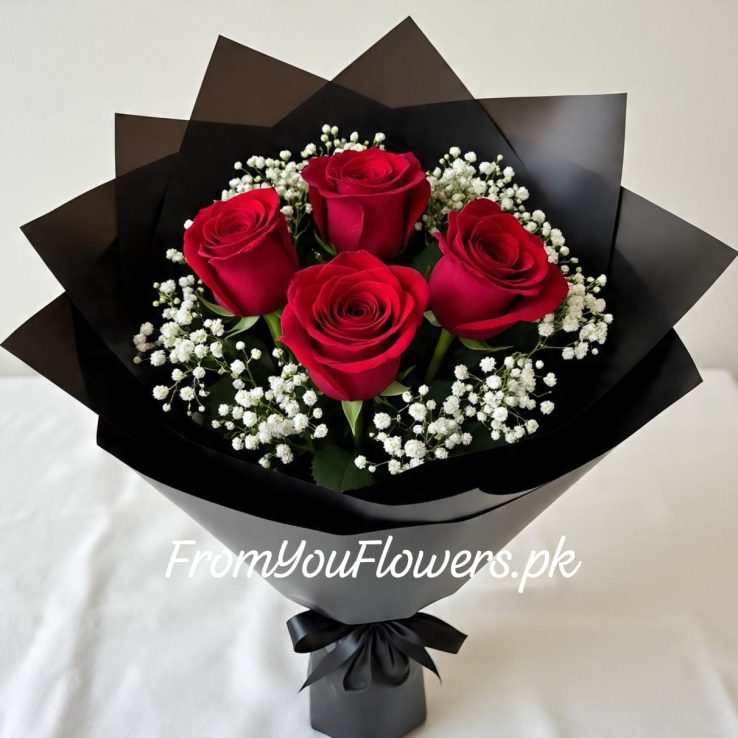 Rose Flowers Shop Lahore - FromYouFlowers.pk