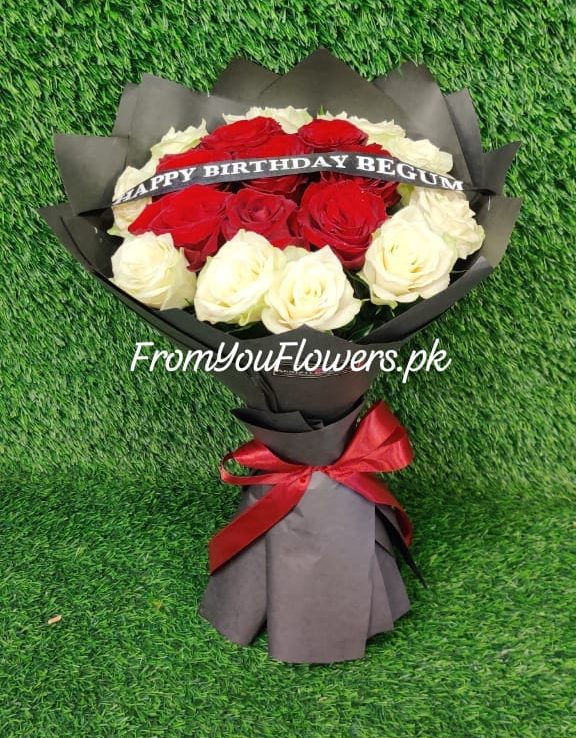 Fresh Birthday Bouquets Lahore - FromYouFlowers.pk
