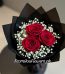 Red Roses and Baby Breath Lahore - FromYouFlowers.pk