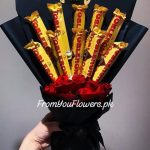 Toblerone and Flowers Lahore - FromYouFlowers.pk