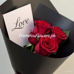 Love Roses Bouquet Lahore - FromYouFlowers.pk