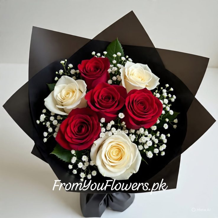 Imported Flowers Bouquet Lahore - FromYouFlowers.pk
