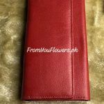 Men's Red Leather Wallet Pakistan - FromYouFlowers.pk