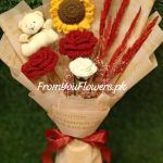 Crochet Flowers and Teddy Lahore - FromYouFlowers.pk