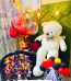 Valentine's Day Teddy Bear with Flowers Lahore - FromYouFlowers.pk
