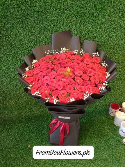 Online Valentine Flowers Lahore - FromYouFlowers.pk