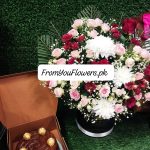 Ferrero Cake and Flowers Lahore - FromYouFlowers.pk