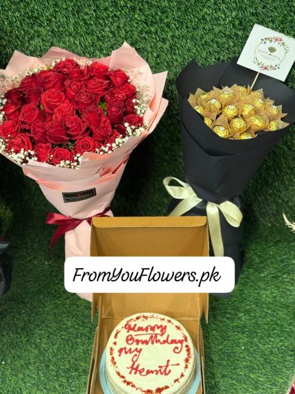 Valentine's Day Combo Lahore - FromYouFlowers.pk