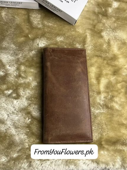 Men Leather Long Wallet Pakistan - FromYouFlowers.pk