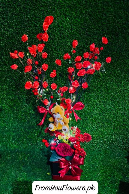 Red Roses Tree Lahore - FromYouFlowers.pk
