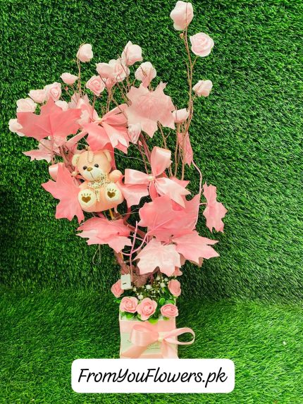 Pink Roses Tree Lahore - FromYouFlowers.pk