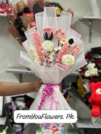 Crochet Flowers for Her Lahore - FromYouFlowers.pk