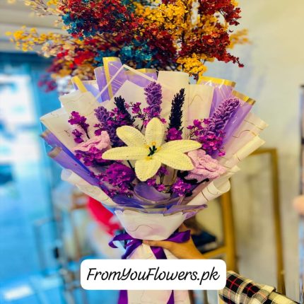 Crochet Hand Made Flowers Lahore - FromYouFlowers.pk