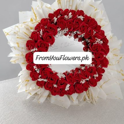 Mirror Flowers Gift Lahore - FromYouFlowers.pk