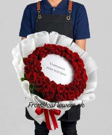 Flower Bouquet for Anniversary Lahore - FromYouFlowers.pk