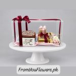 Hajj Mubarak Acrylic Box Lahore - FromYouFlowers.pk